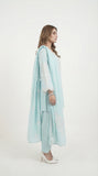 Reema Ahsan - Zyla Lawn Suit For Women - Ice Blue - 3 Piece