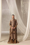 Musferah Saad - Brûlée Tissue Silk Suit For Women - 3 piece