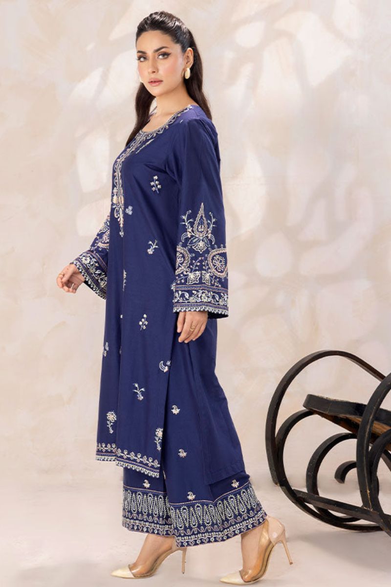 SAFWA - Embroidered - Pink - Lawn - 2 Piece - Stitched