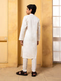 Shahjahan - White Embroidered Kutra Trouser - 2 Piece