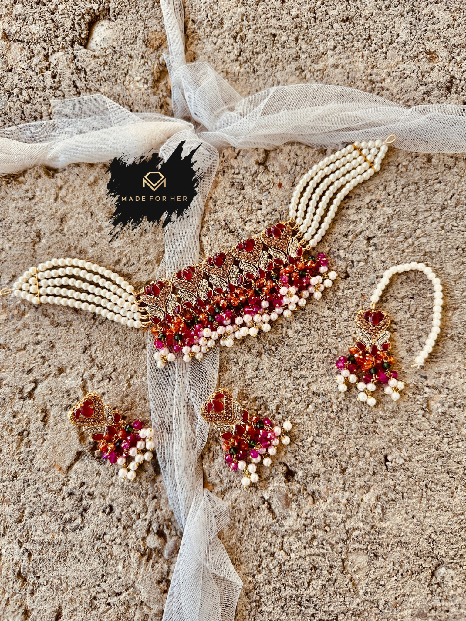 Made for Her - Naulakha Choker Set - LNS1020