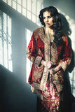Shamaeel Ansari Mehrunisa Royale Jacket Red 3 Piece