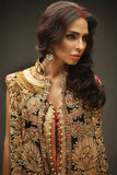 Shamaeel Ansari Noor-e-Zar Jacket Black 3 Piece