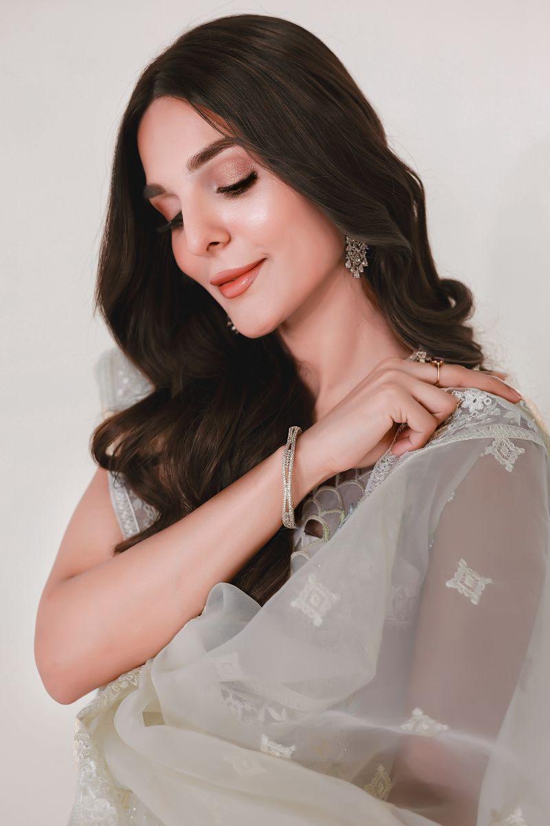 Reema Ahsan - GEET - Organza - Skin - 3 Piece