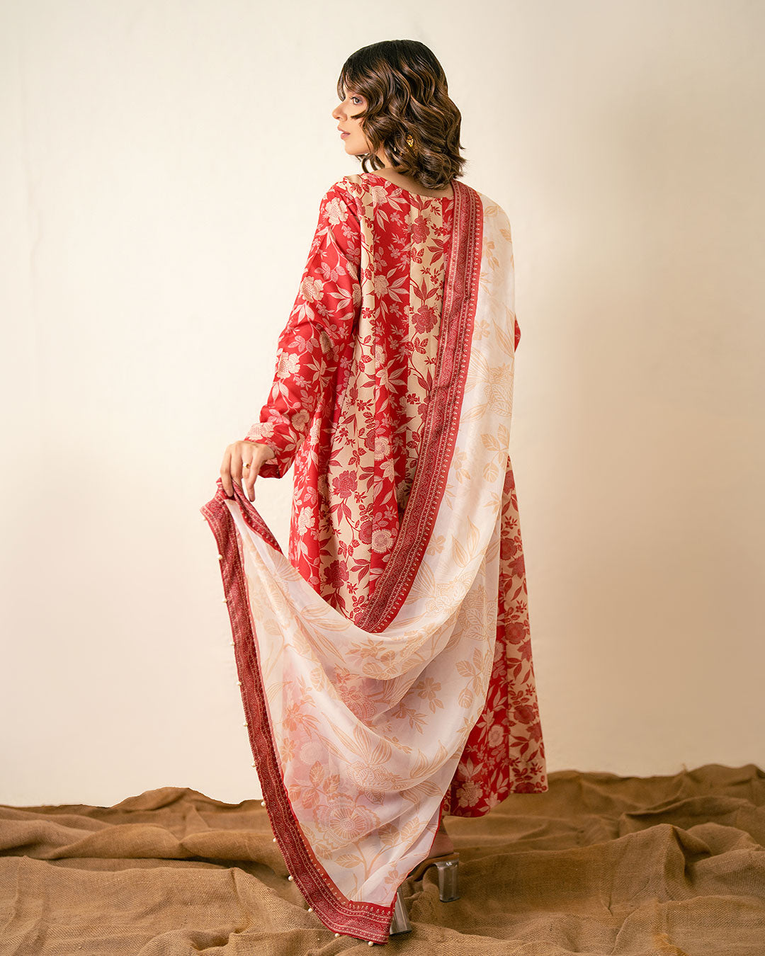 Ayla Studio - Living Coral - poly-viscose - red