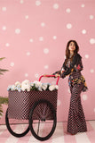 Musferah Saad - Polka Panache Printed Silk Suit For Women - 3 piece