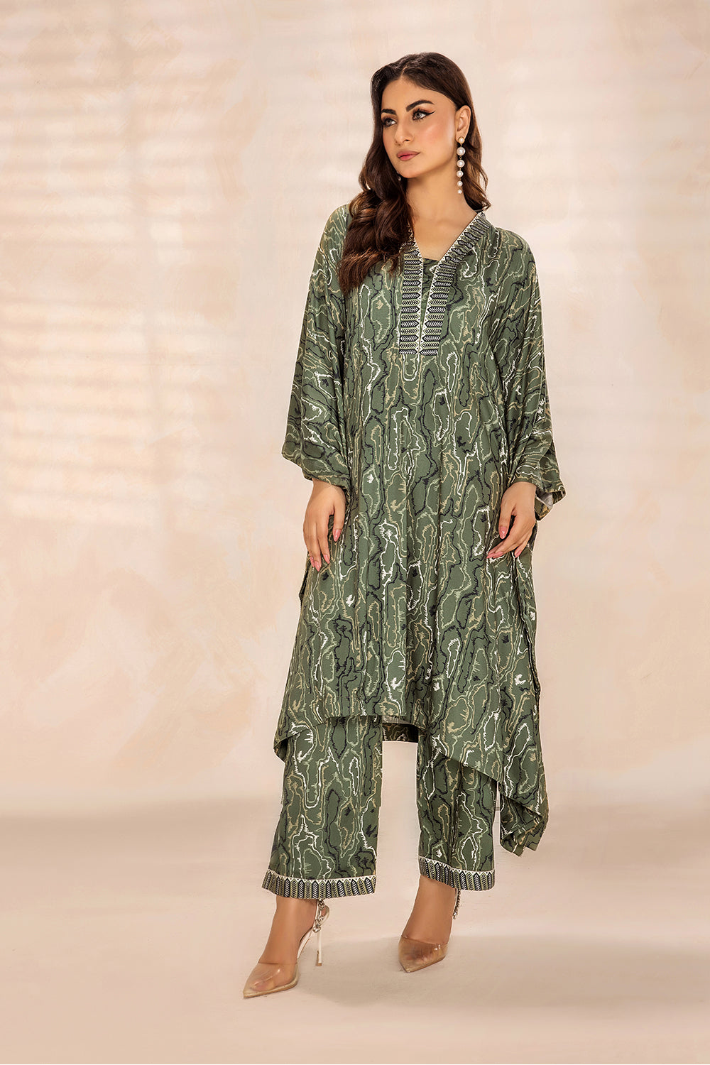 SAFWA - Printed - Lawn - 2 Piece - Stitched
