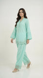 Reema Ahsan - Zira Lawn Suit For Women - Sea Green - 2 Piece