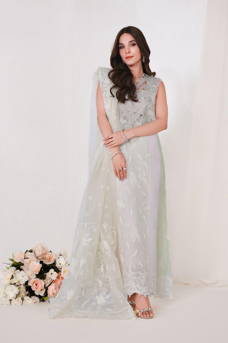 Reema Ahsan - GEET - Organza - Skin - 3 Piece