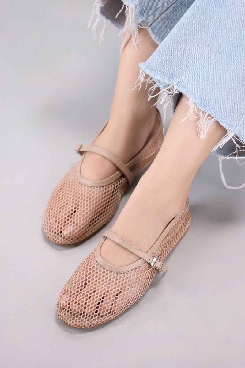JootiShooti - Sand Breeze Mesh Mary Jane