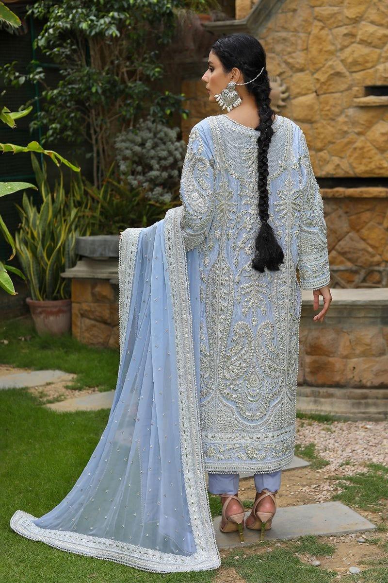 Rizwan Beyg - Mephisto Ice Blue - Pure Lame - 2 Piece - Studio by TCS