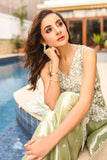 Salahuddin Pasha - La Reveur Silk Suit For Women - Green - 3 Piece