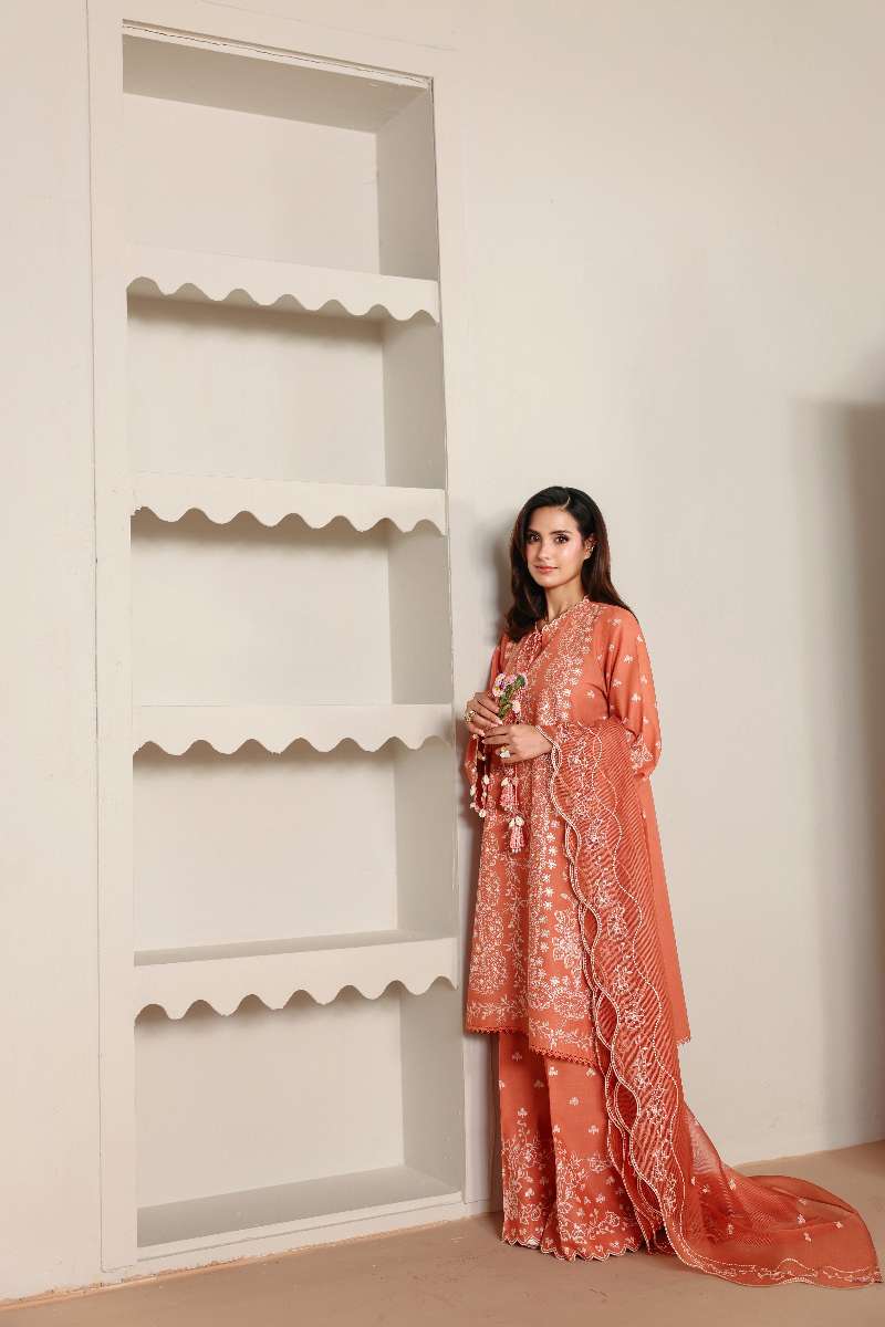 Cross Stitch - AMBER MIST Lawn Unstitch Suit For Women - 3 Piece