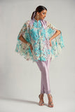 Salahuddin Pasha - Lavender Cutwork Lace Jacket For Women - Purple - 2 Piece