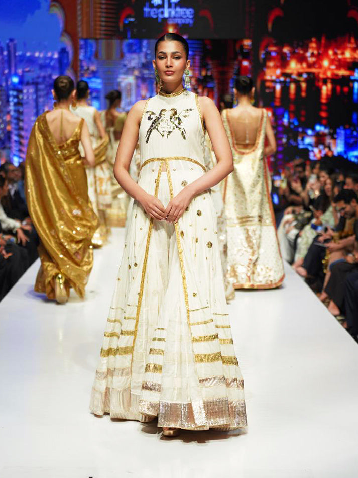 Pinktree ZAR-AFSHAN Pishwas Ivory 2 Piece