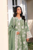 Cross Stitch - Moss Luxe Net Suit For Women - Green - 2 Piece