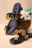 JootiShooti - Nauratan Navy Kolhapuri For Women