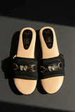 Milli Shoes - Platform Heel Slides For Women - Black