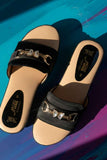 Milli Shoes - Platform Heel Slides For Women - Black