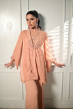 Insia Sohail - Cinnamon - Toasted Peach - Georgette - 2 Piece