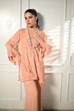 Insia Sohail - Cinnamon - Toasted Peach - Georgette - 2 Piece