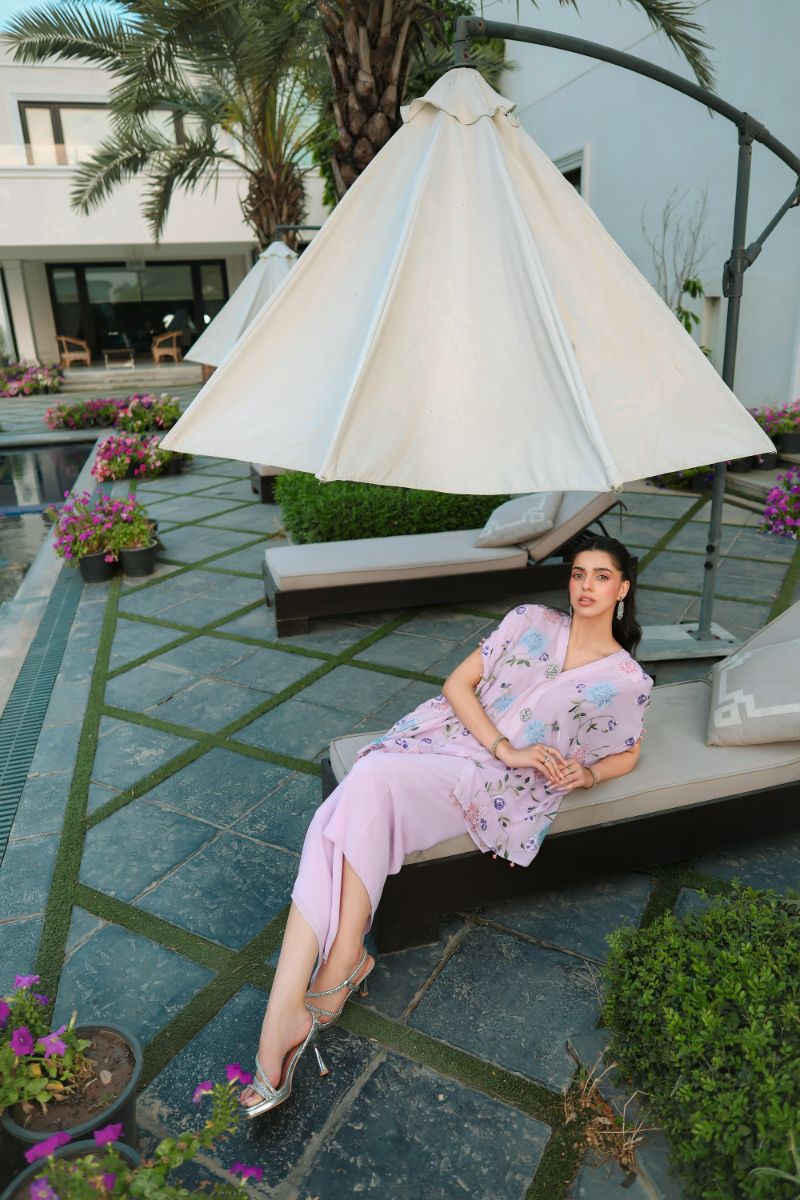 Reema Ahsan - Abeer - Georgette - Light Pink - 2 Piece
