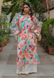 Huma Adnan - Arouba - Kaftan - Creme - Cotton Chikankari - 2 Piece