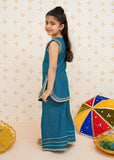 Modest - Toddlers Blue Cotton Lawn Set | 9510