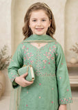 Modest Cotton Lawn Embroidered Sharara Green 3 Piece