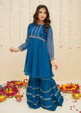 Modest - Chiffon Blue Suit | 9245 - Chiffon - Blue - 3 Piece