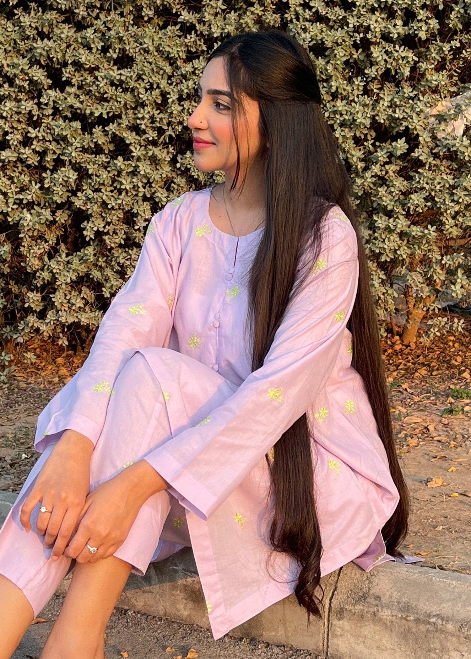 Modest - Suhana - Cotton - Light Purple - 2 Piece