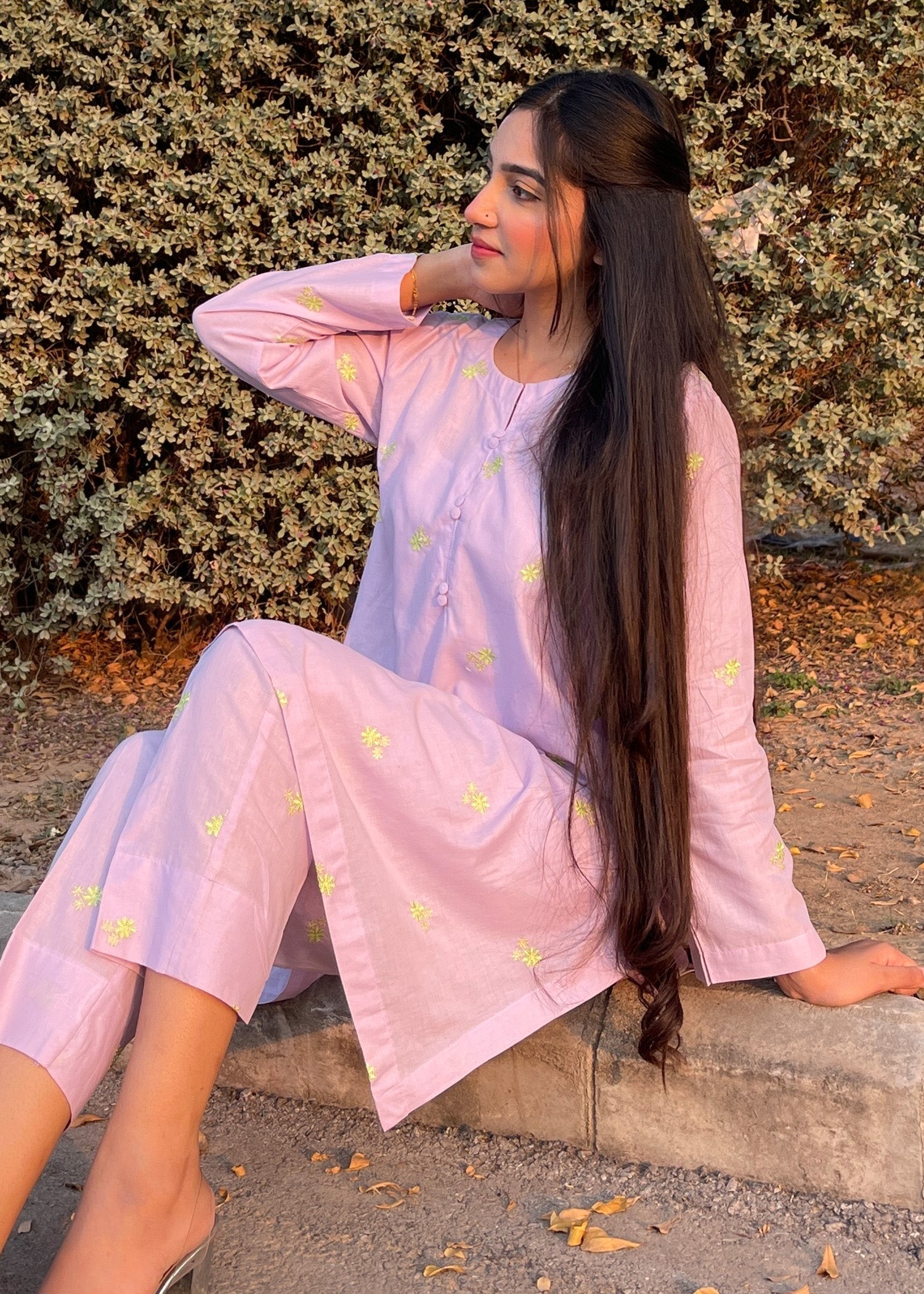 Modest - Suhana - Cotton - Light Purple - 2 Piece