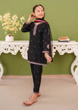 Modest - Khaddar Embroidered Suit For Girl - Black - 3 Piece