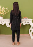 Modest - Khaddar Embroidered Suit For Girl - Black - 3 Piece