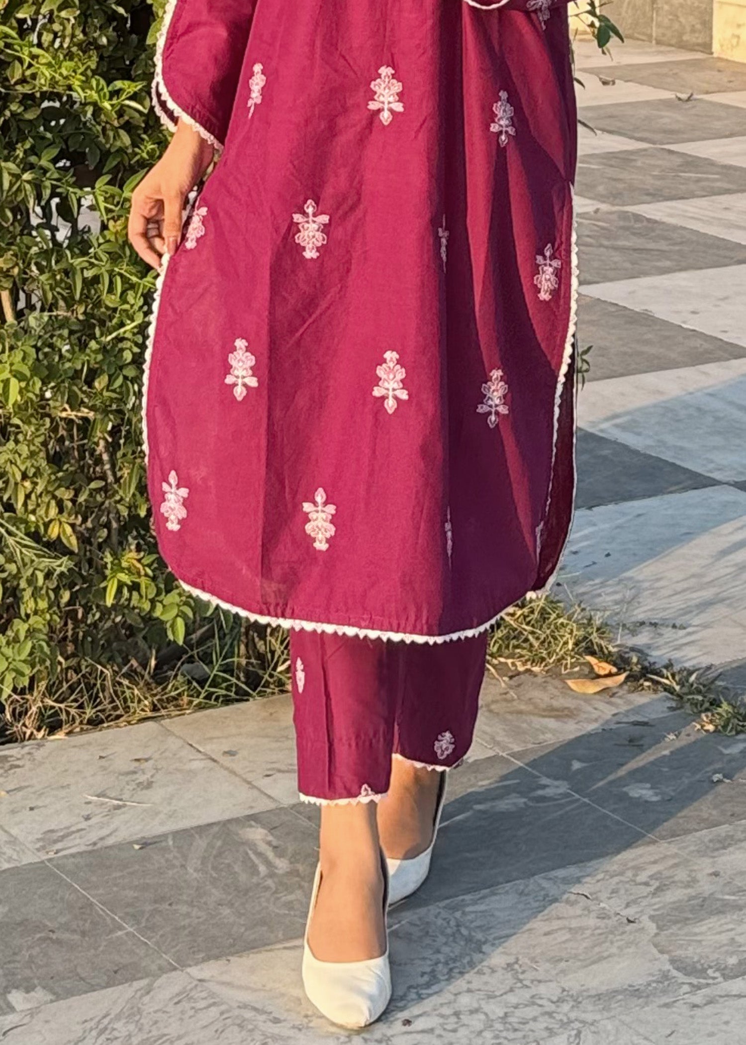 Modest - Myra - Cotton - Purple - 2 Piece
