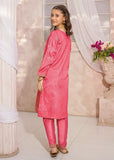 Modest - Maysuri Embroidered Suit For Girl - Pink - 3 Piece