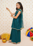 Modest - Girl 3 Piece Cotton Lawn Suit - Green | 9530