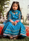Modest - Saniya - Net - Blue - 3 Piece