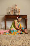 Yasmin Zaman - Asma - Korean Silk & Sponge Net- Green- 3 Piece