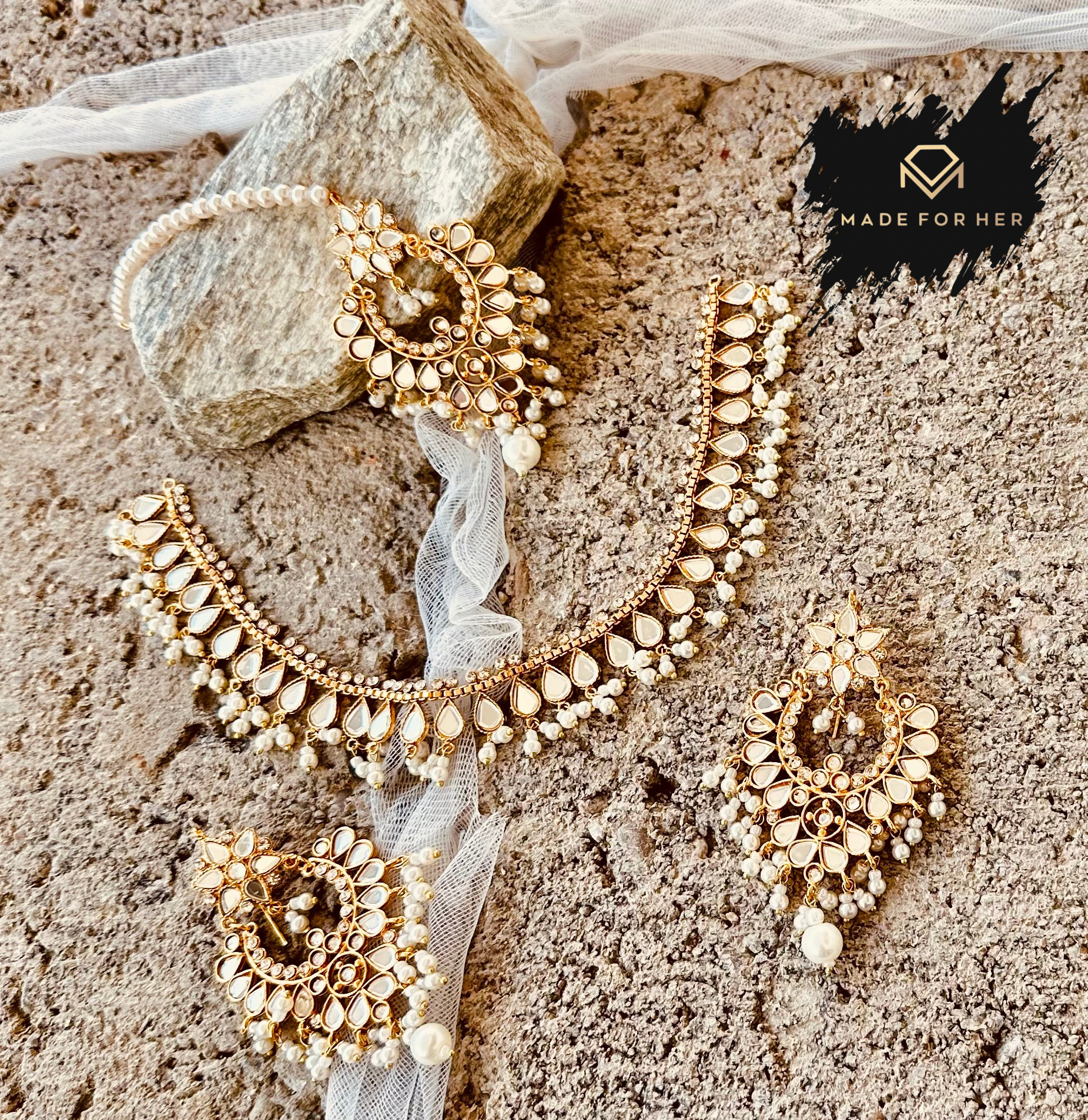 Made for Her - Zaib-un-Nisa Kundan Set - RAYN1001