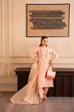 Fozia Khalid - Bloom - Peach - Premium Velvet - 3 Piece