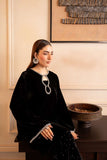 Fozia Khalid - Noir Gleam - Black - Premium Velvet - 2 Piece