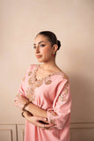 Fozia Khalid - Blush Aura - Powder Pink - Premium Velvet - 2 Piece