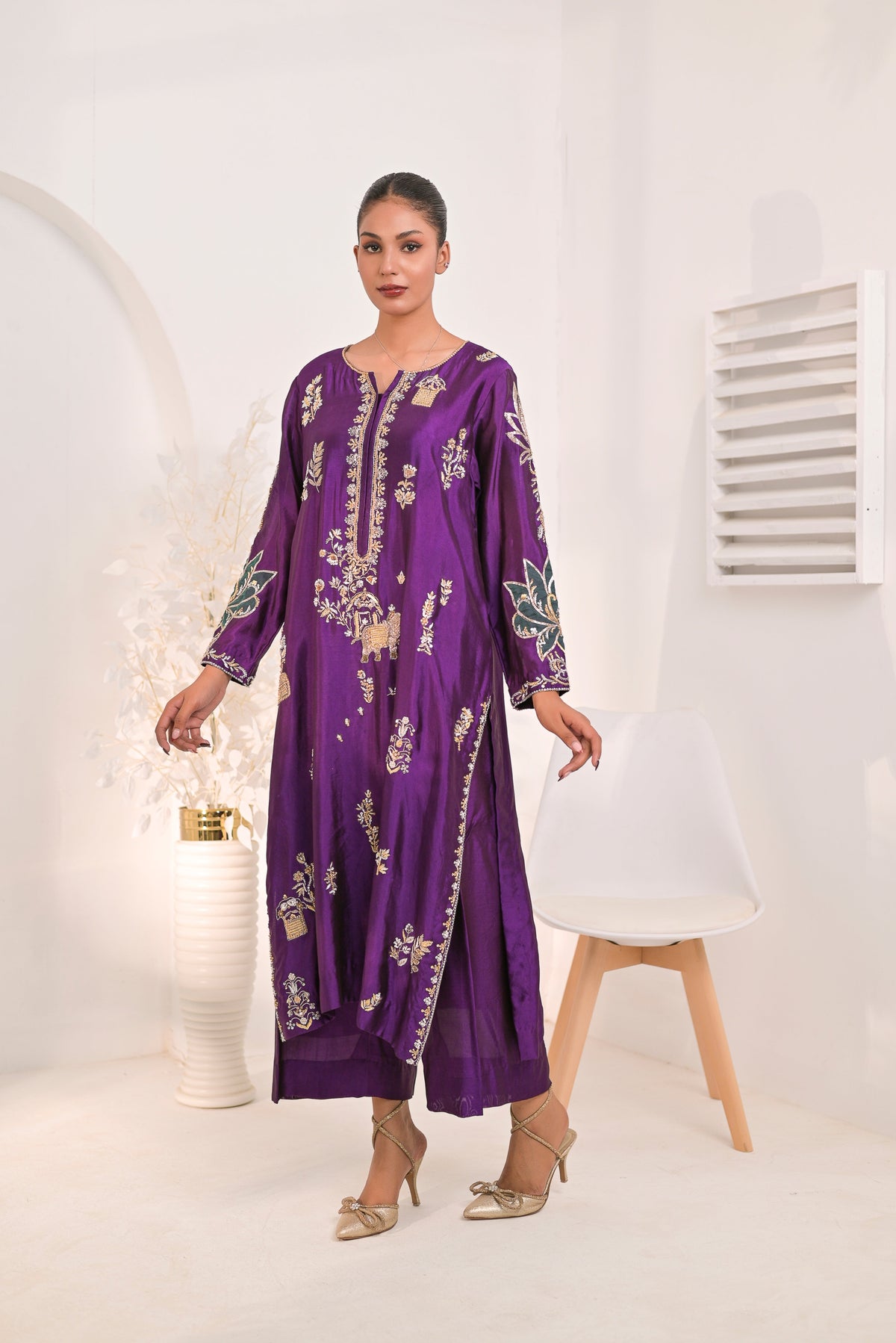 Rubys Couture - Mashal - Shesha Silk - 2 Piece