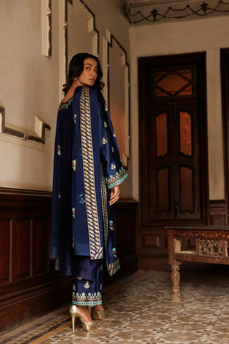 Pinktree - Blue Mirage - Pure Silk - 3 Piece