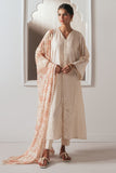 Cross Stitch - PEARL DEW - CHIKANKARI - 3 Piece - Unstitched