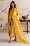 Cross Stitch - AMBER GLOW - CHIKANKARI - 3 Piece - Unstitched