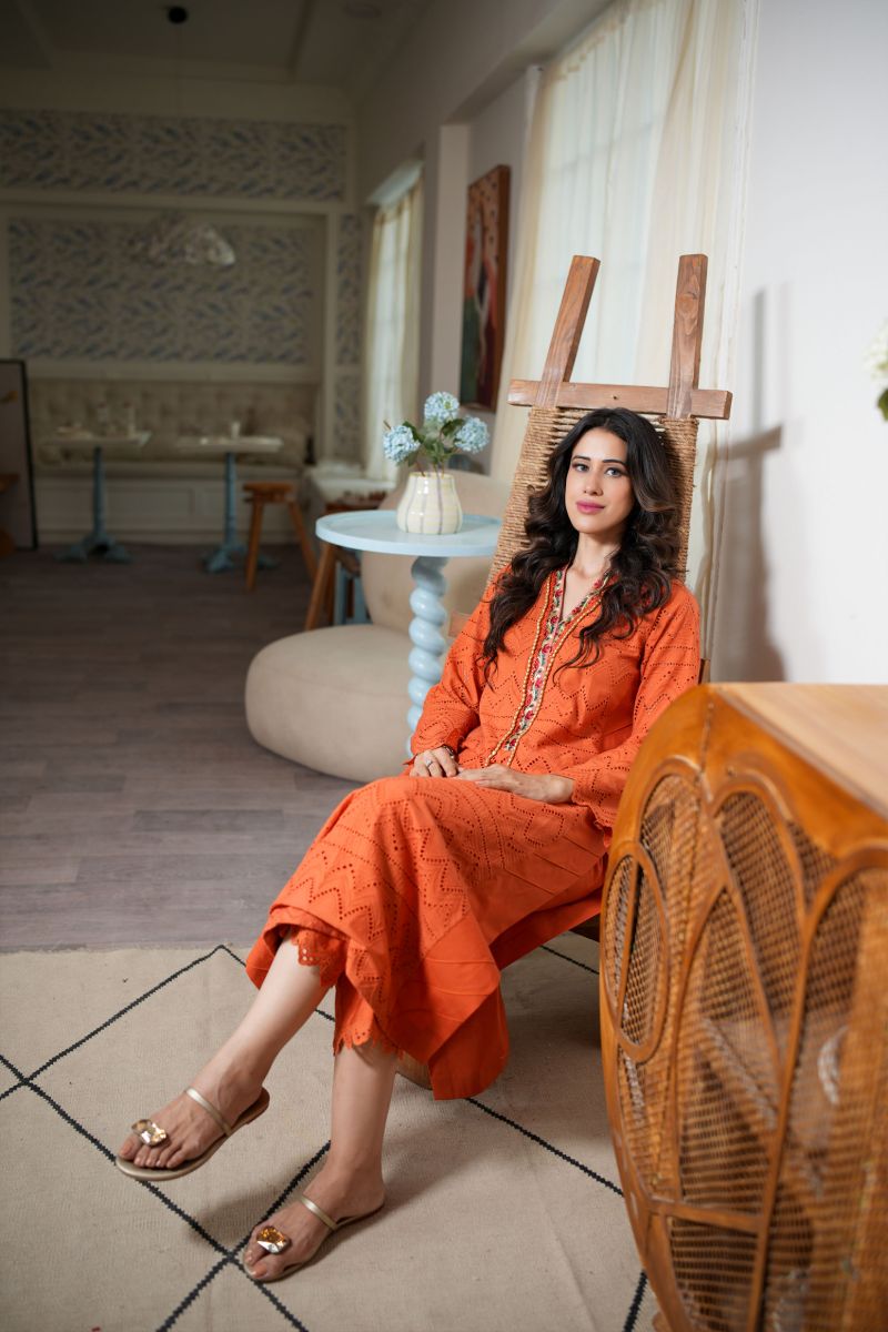 Leon - CITRINE - Chikankari - 2 Piece