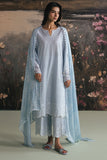Cross Stitch - WHISPY BLUE - Lawn - 3 Piece - Unstitched