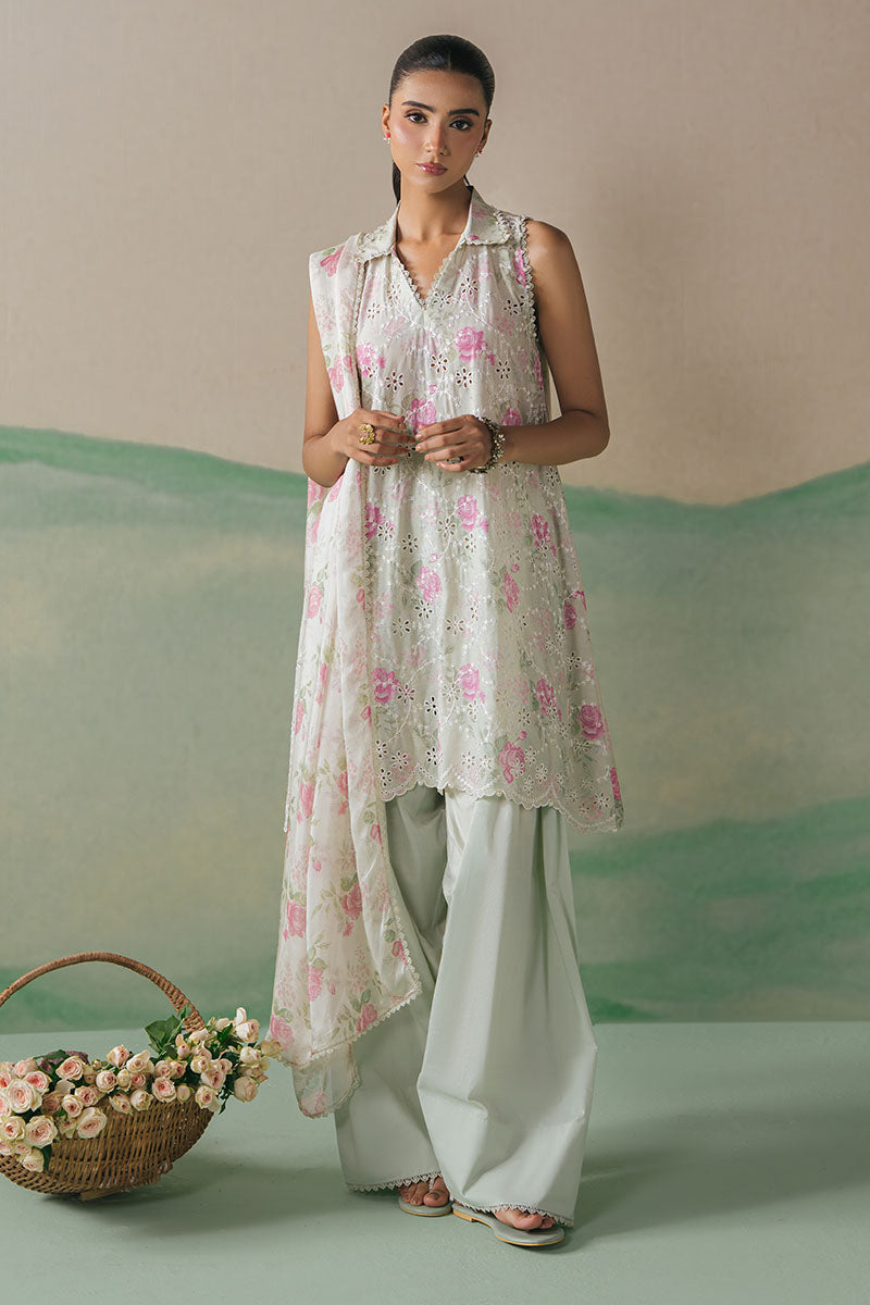 Cross Stitch - FLORET GRACE - Lawn - 3 Piece - Unstitched
